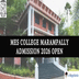 MES College Marampally Invites Applications for Admission 2026; Register Online @mesmarampally.org